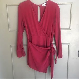 Cotton Candy Wrap Skirt Romper